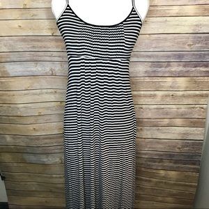 Calvin Klein Stretchy Black & White Maxi Dress